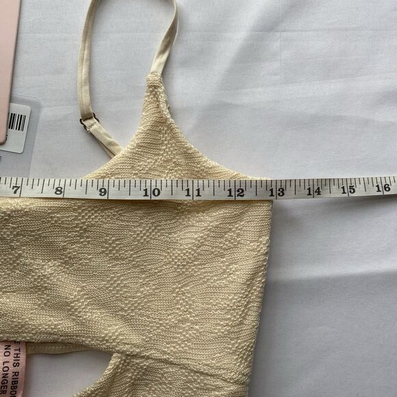 NWT Oh Polly Cream Sonora Strappy Cut Out Bodycon Midi Dress Size 4 - Picture 15 of 16